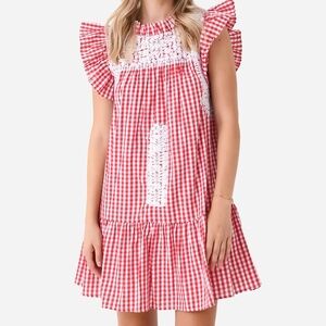 J. Marie Tiered Andy Dress Size M Retail $128